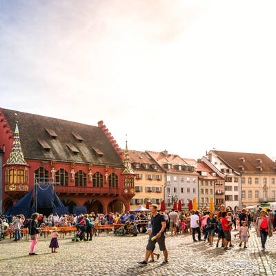 Münsterplatz in Freiburg © Sina Ettmer