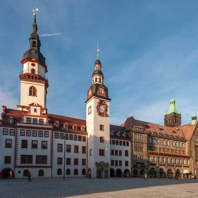 Marktplatz in der Altstadt von Chemnitz © inspi