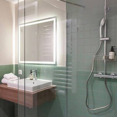 Badezimmer Hub Apartment St. Georg © Webseite Sicon Hospitality