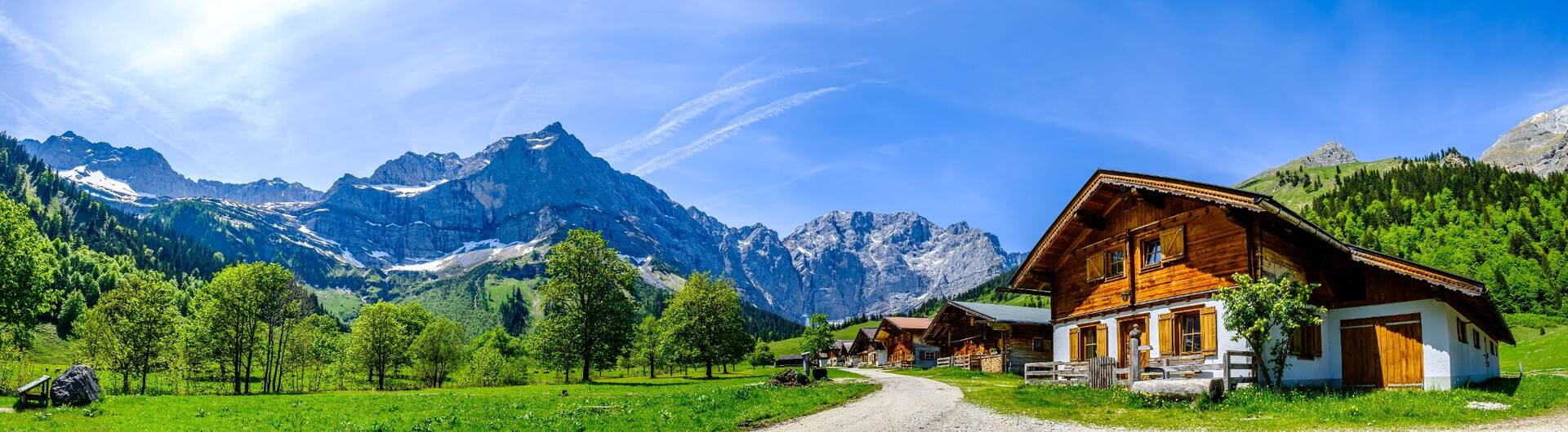 Alpenpanorama in Österreich