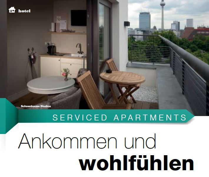 Ankommen und wohlfühlen in Serviced Apartments, Wohnen auf Zeit in möblierten Apartments